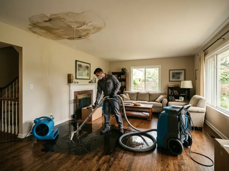 attic-pipe-burst-ceiling-drip-008 — frequently asked questions, Water Damage Restoration & Carpet Care in Fairlawn, OH